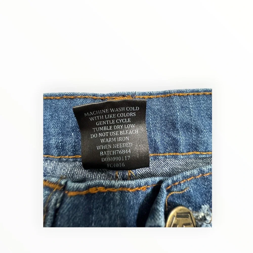 Tuff Guys Denim Shorts Boys Size 7 Blue Medium Wash Classic 5-Pocket Casual